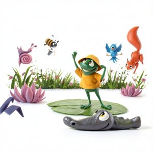 Little Green Frog Bedtime Story for Ages 3-5 – 25‑Page Kindle eBook-0