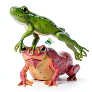 Lonnie Ayers' Children's Frog & Toad Storybook for Kids, 40 Pages,-0
