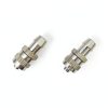 Metal Male Luer Lock Syringe Fitting to 8mm or 5/16" Barb Hose (2 Units)-0