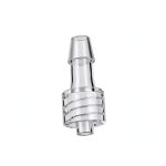 100pcs Male Luer Lock 3/16" Polycarbonate Hose Barb Adapter for Laboratory Biochemical Analytical Instruments, Food Machinery and Aquarium Equipment-0