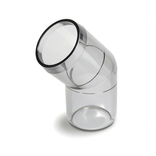 FORMUFIT F11445E-UV Elbow PVC Fitting, Furniture Grade, 45 Degree, 1-1/4" Size, Clear-0