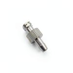 Metal Female Luer Lock Syringe Fitting to 5mm or 3/16" Barb Hose (2 Units)-0