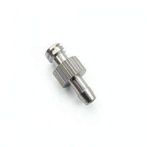 Metal Female Luer Lock Syringe Fitting to 5mm or 3/16" Barb Hose (2 Units)-0