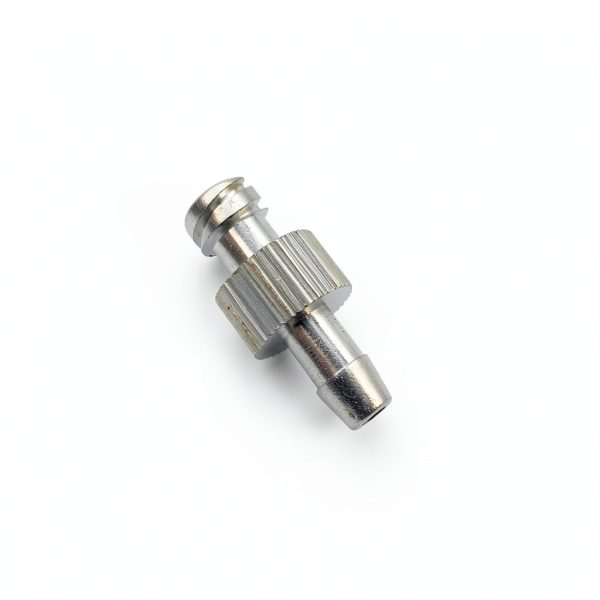 Metal Female Luer Lock Syringe Fitting to 5mm or 3/16" Barb Hose (2 Units)-0