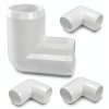 FORMUFIT 90 Degree Elbow PVC Fitting - Grade, 2" White Pack of 4-0