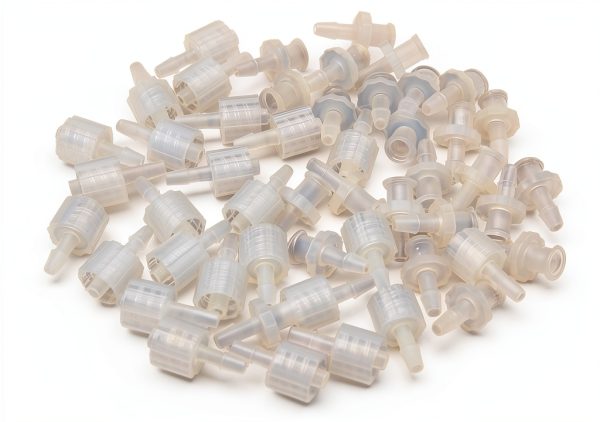 PP Hose Barb Adapter, 50 Pcs, 1/8" Male and Female Luer Lock for Lab Equipment, Aquarium Supplies-1