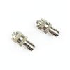 Metal Male Luer Lock Syringe Fitting to 8mm or 5/16" Barb Hose (2 Units)-2