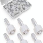 30pcs Syringe Adapter, Male Luer Lock 5/32 Inch Luer Lock Connector Kit to Syringe Coupler Adapter Luer Adapter-0