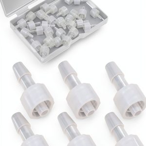 30pcs Syringe Adapter, Male Luer Lock 5/32 Inch Luer Lock Connector Kit to Syringe Coupler Adapter Luer Adapter-0