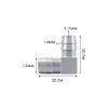 3/8 Inch Plastic Hose Barb Elbow – Jizlan L Connectors 10 Pack-3