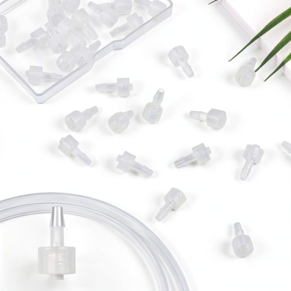 30pcs Syringe Adapter, Male Luer Lock 5/32 Inch Luer Lock Connector Kit to Syringe Coupler Adapter Luer Adapter-1