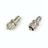 Metal Male Luer Lock Syringe Fitting to 8mm or 5/16" Barb Hose (2 Units)-1